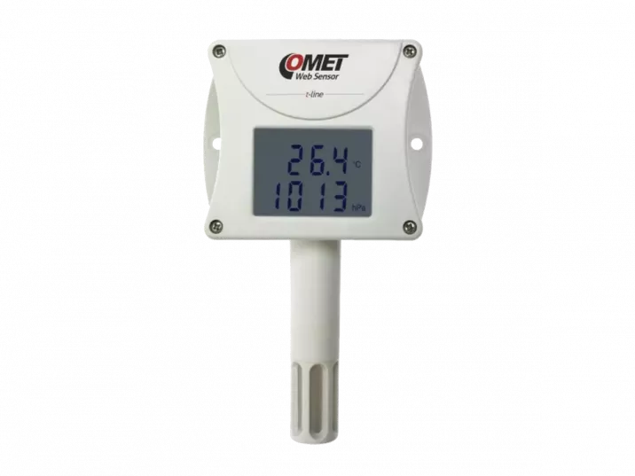 Web Sensor Comet T7510 - senzory teploty, relativní vlhkosti a tlaku s výstupem Ethernet
