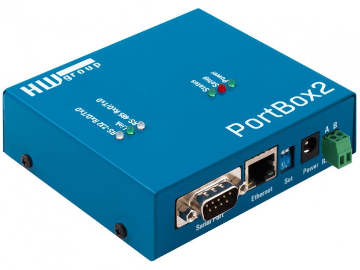 Převodník linek RS-485/232 na Ethernet - PortBox2