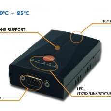 Zabezpečený Ethernetový převodník RS232 Sollae - CSE-H25