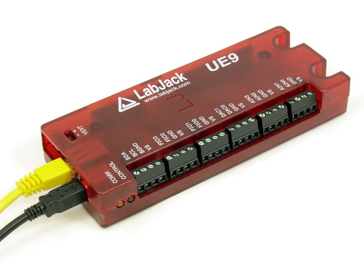 UE9 USB/Ethernet měřící karta LabJack