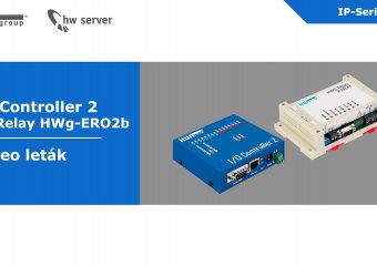 Video IP relé se sériovým portem - HWg-ER02b