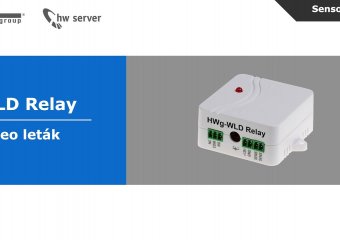 Video WLD Relay plain - relé pro detekční kabely úniku vody